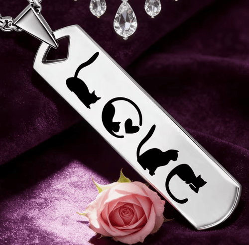 Cat Love Necklace - The Sphynx Crate